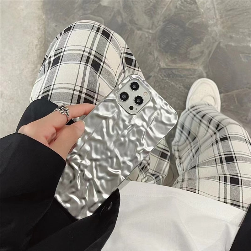 Junips | Aluminium Foil Pattern iPhone Case