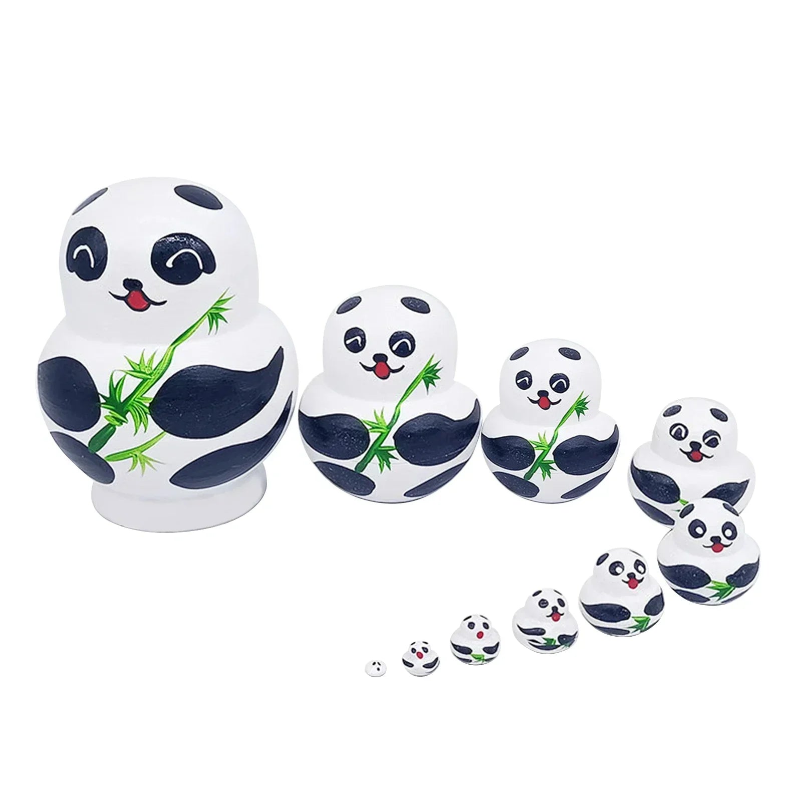 Junips | 10 pieces/set wooden Russian matryoshka dolls