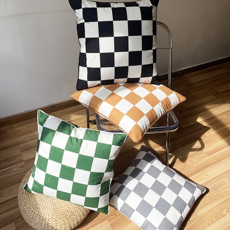 Junips | Mattes Checkerboard Pillowcase