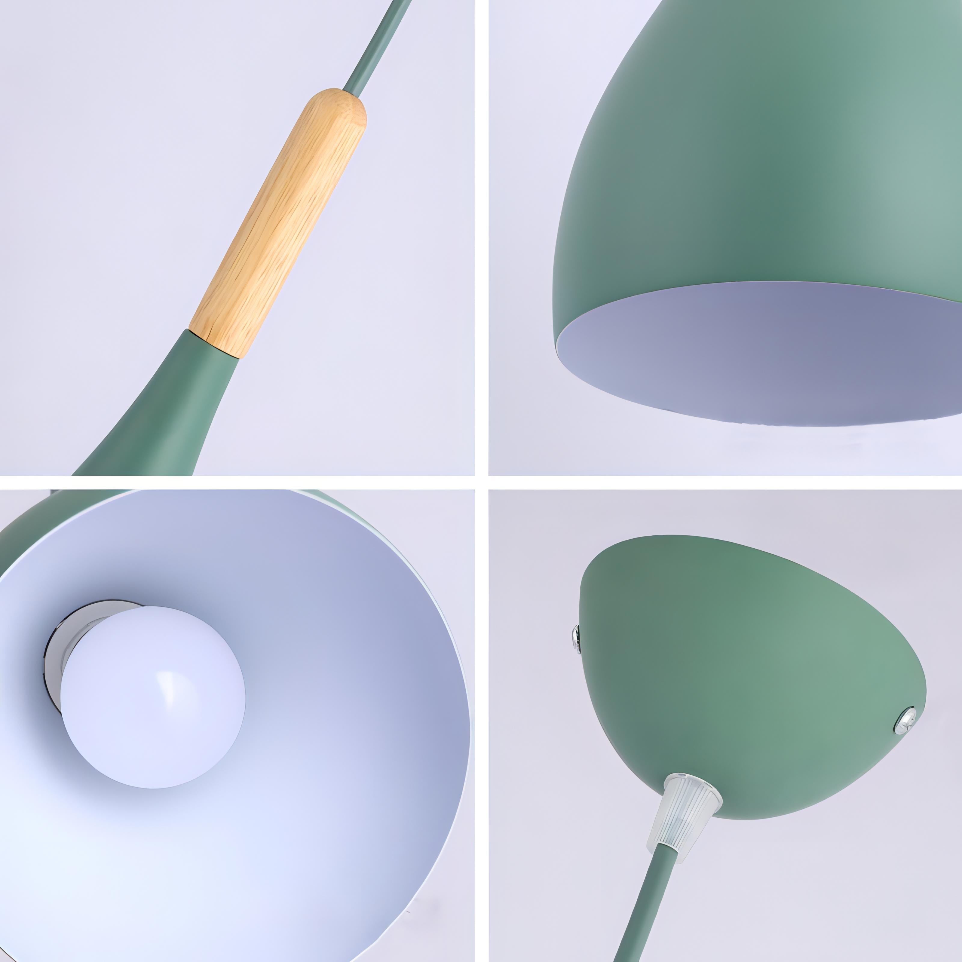 Junips | Talon - Modern Drop-Shaped Wooden Pendant Light Scandinavian Ceiling Light