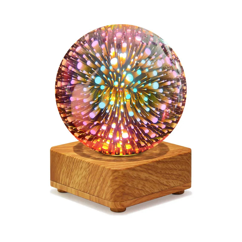Junips | Night Light Starry Sky Star Heart Colorful Atmosphere Multiple USB Table Desk Lamp Ball Home Bedroom Decoration Christmas Gift