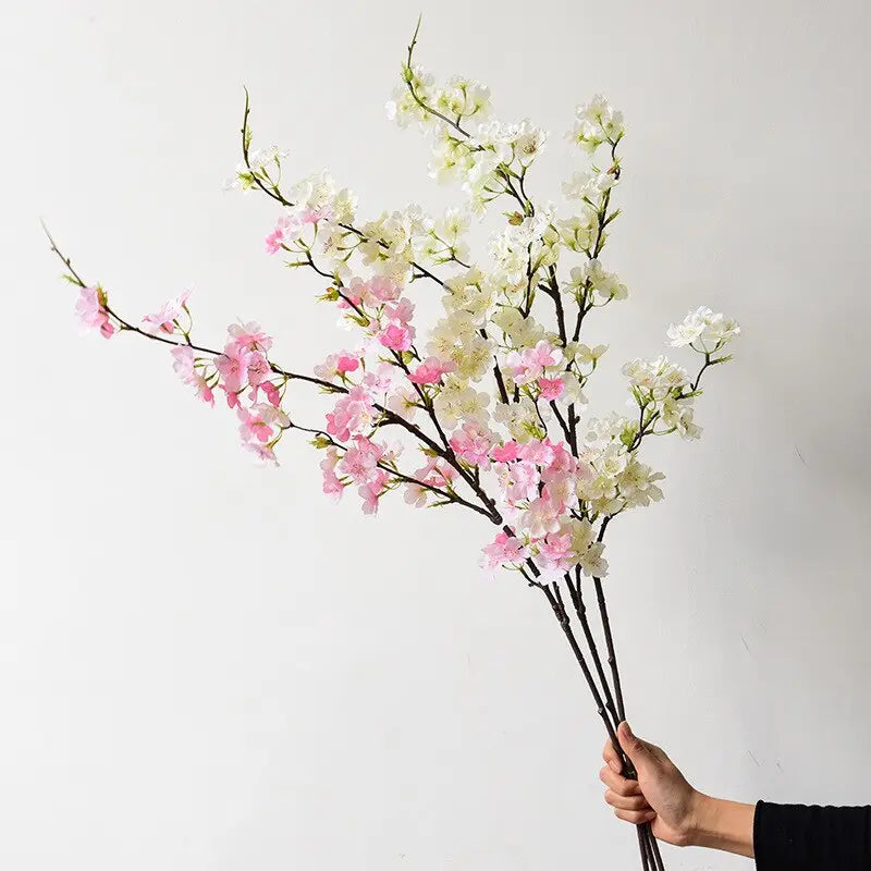 Junips | Artificial Cherry Blossom Branch - 109 cm Silk Flowers