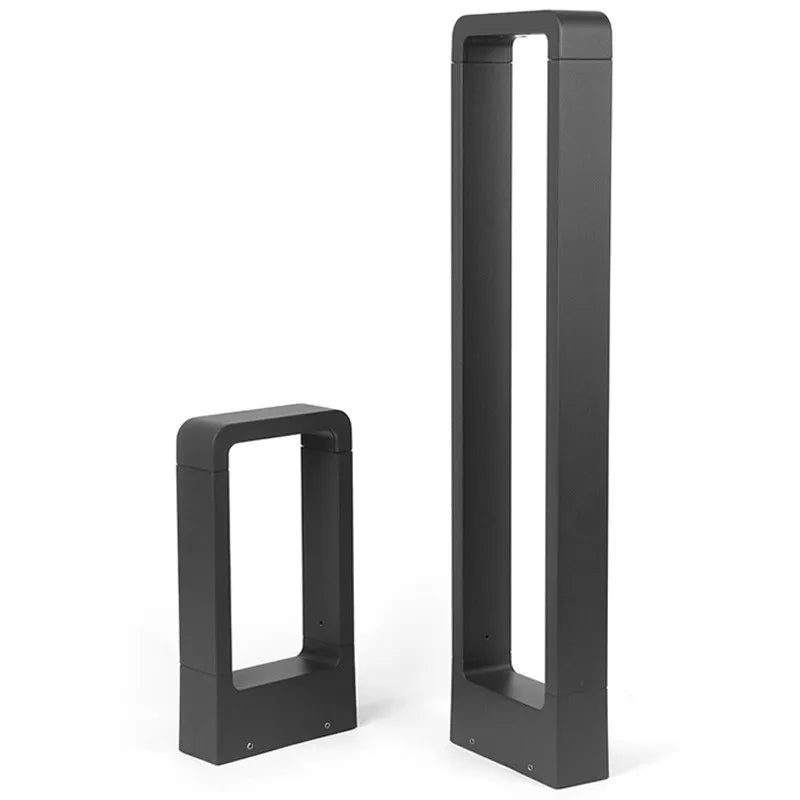 Junips | 15W LED garden light: aluminum post lamp for outdoor courtyard, villa landscape lighting
