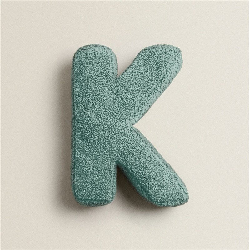 Junips | PlushLetter Pillow - Soft Letter Pillow for Bedroom and Children's Room