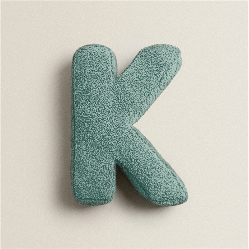 Junips | Alphabet Letter Fleece Pillow