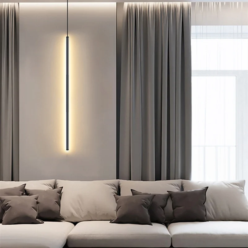 Junips | Nordic LED Pendant Light: Minimalist design with creative lines, perfect for the bedroom, dining area