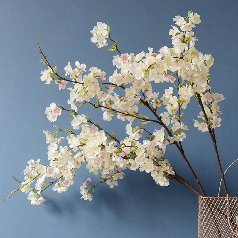 Junips | Artificial Cherry Blossom Branch - 109 cm Silk Flowers