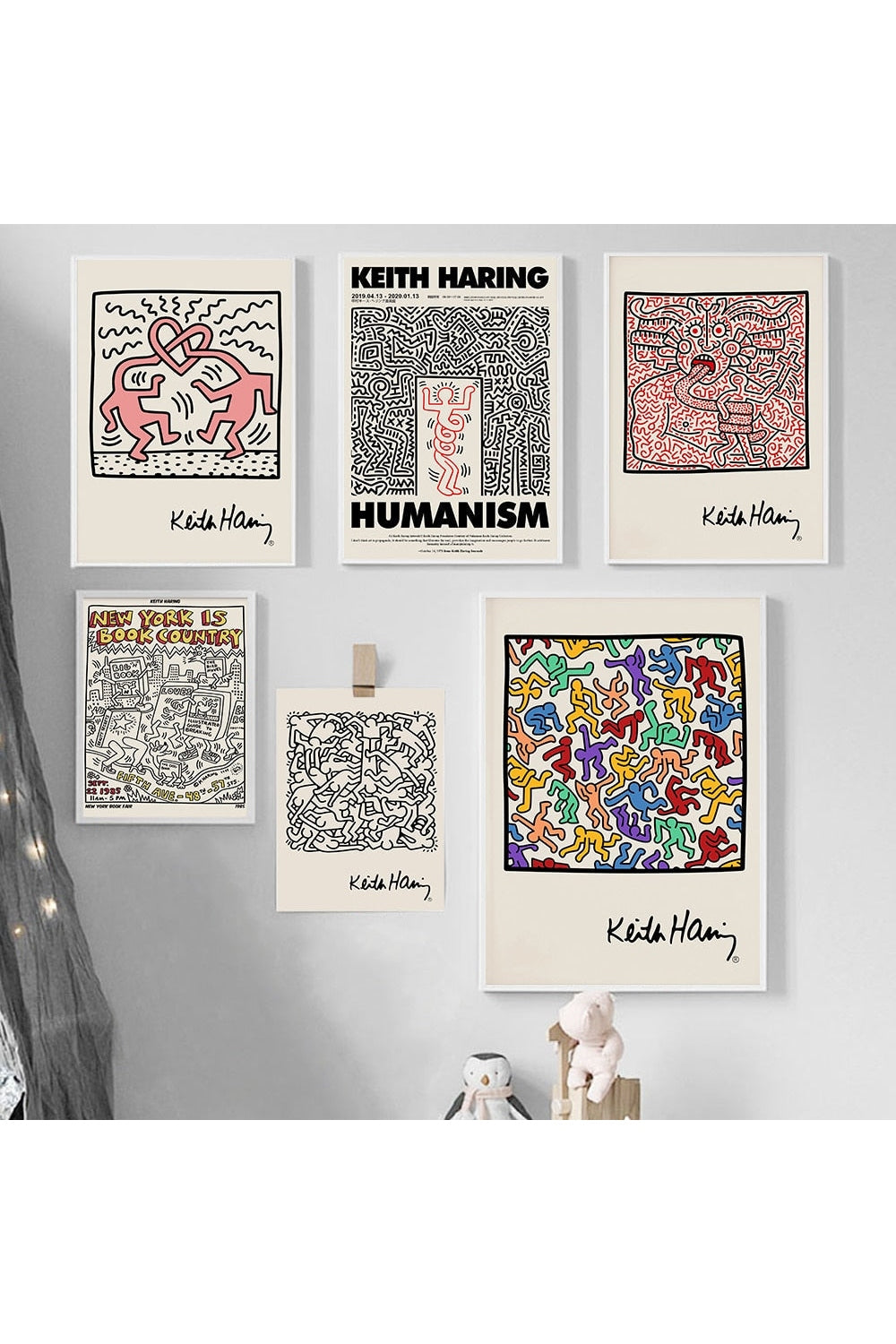 Junips | Keith Haring Inspired Canvas Art