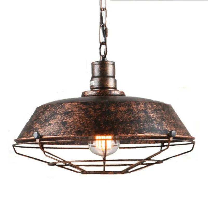 Junips | Vintage Loft Pendant Light: Industrial Retro Iron Ceiling Light Chandelier for Living Room, Restaurant, Bar, Kitchen