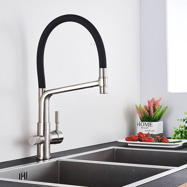 Junips | Double Outlet Drinking Water Faucet Filtered Kitchen Faucets