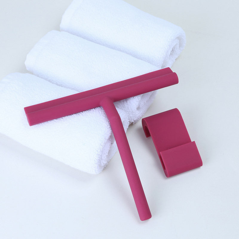 Junips | Retro Silicone Wiper for the Shower with Storage Holder