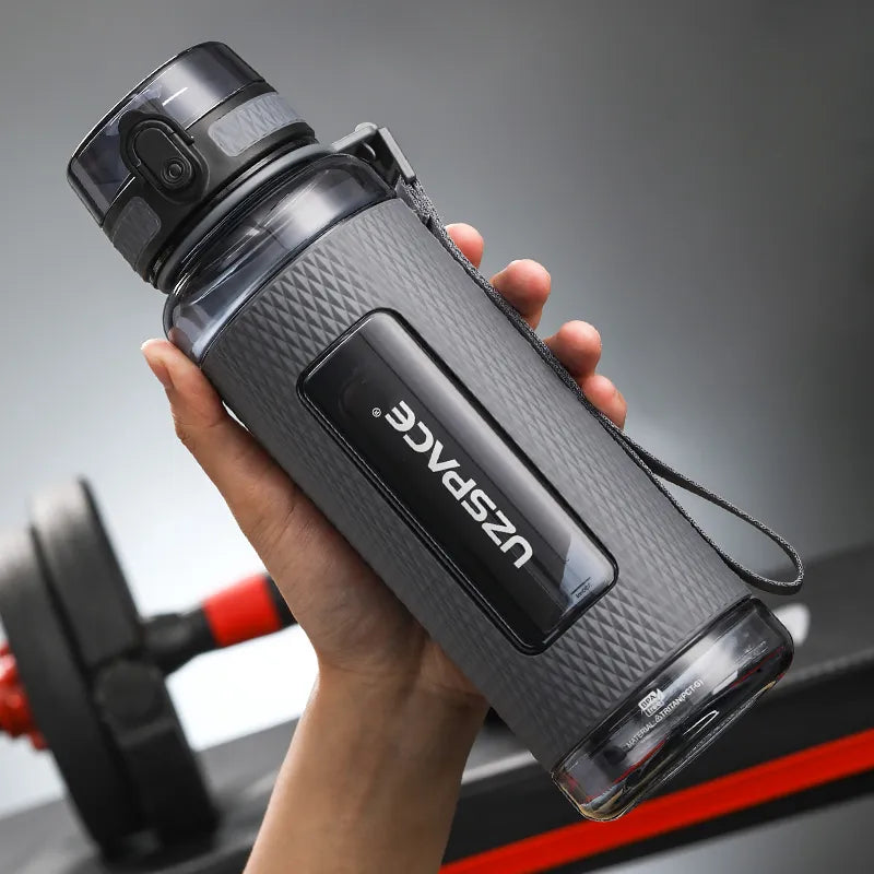 Junips | UZSPACE Sport Water Bottles, BPA-free, portable, impact-resistant, leak-proof, large capacity, fitness water kettle, Tritan plastic drinking bottle