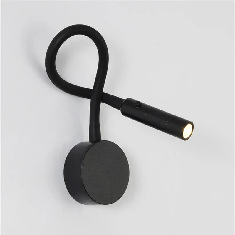 Junips | Modern Flexible LED Reading Wall Lamp with Switch for Bedroom and Study - 1W/3W