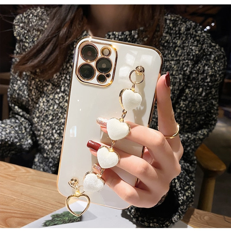 Junips | Precious Metal Heart iPhone Case
