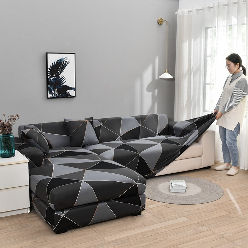 Junips | Modern Non-slip Colorful Elastic Sofa Cover