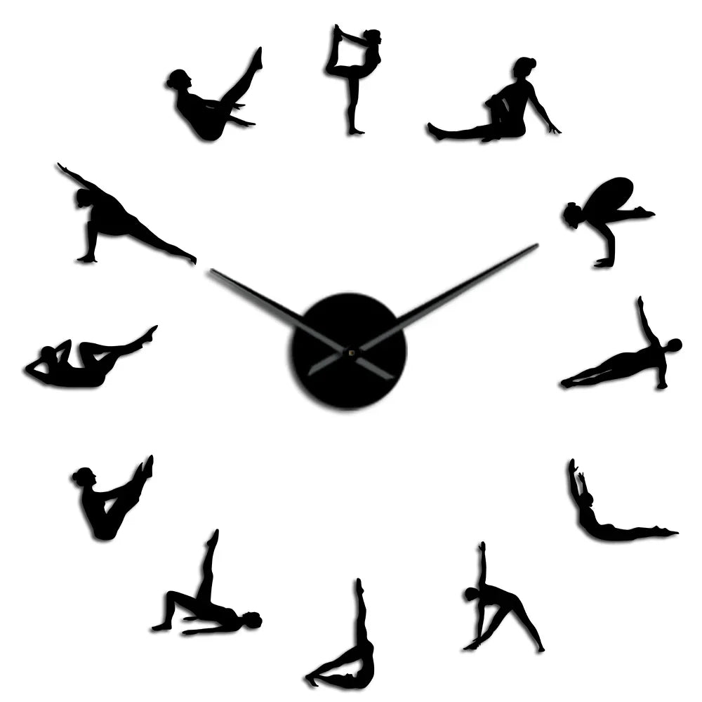 Junips | Pilates Poses DIY Wall Clock