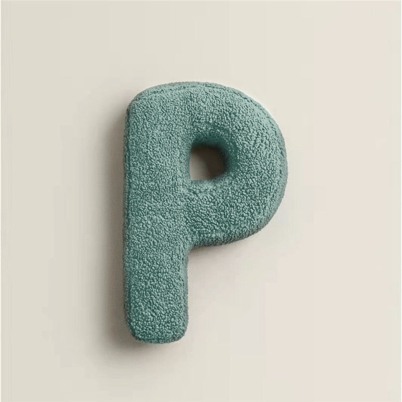 Junips | Alphabet Letter Fleece Pillow