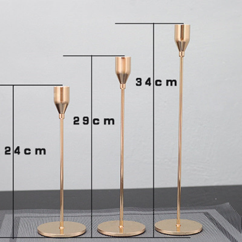 Junips | 3-piece set metal candle holder