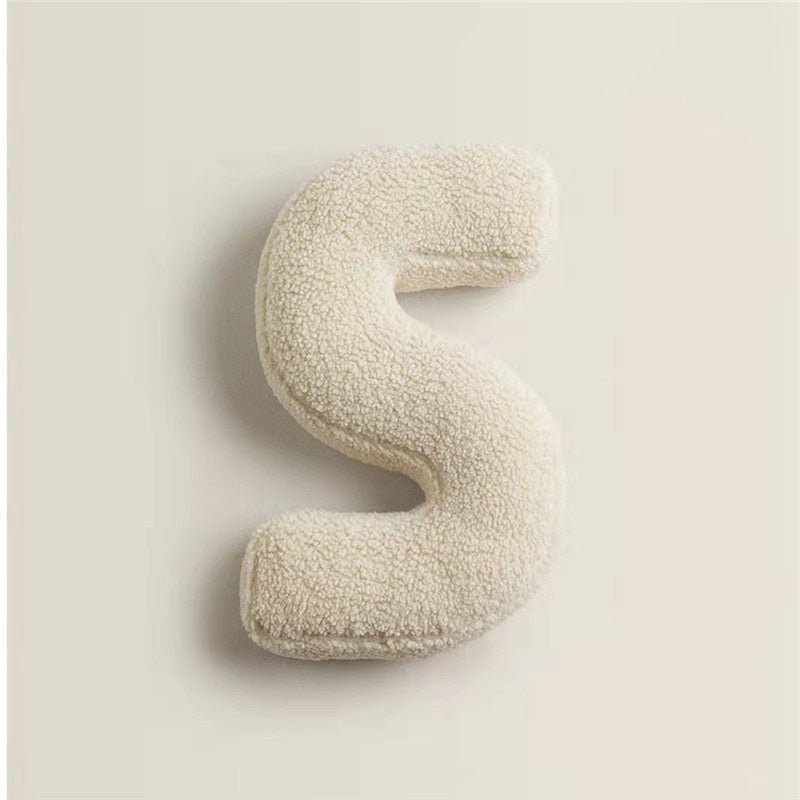 Junips | PlushLetter Pillow - Soft Letter Pillow for Bedroom and Children's Room