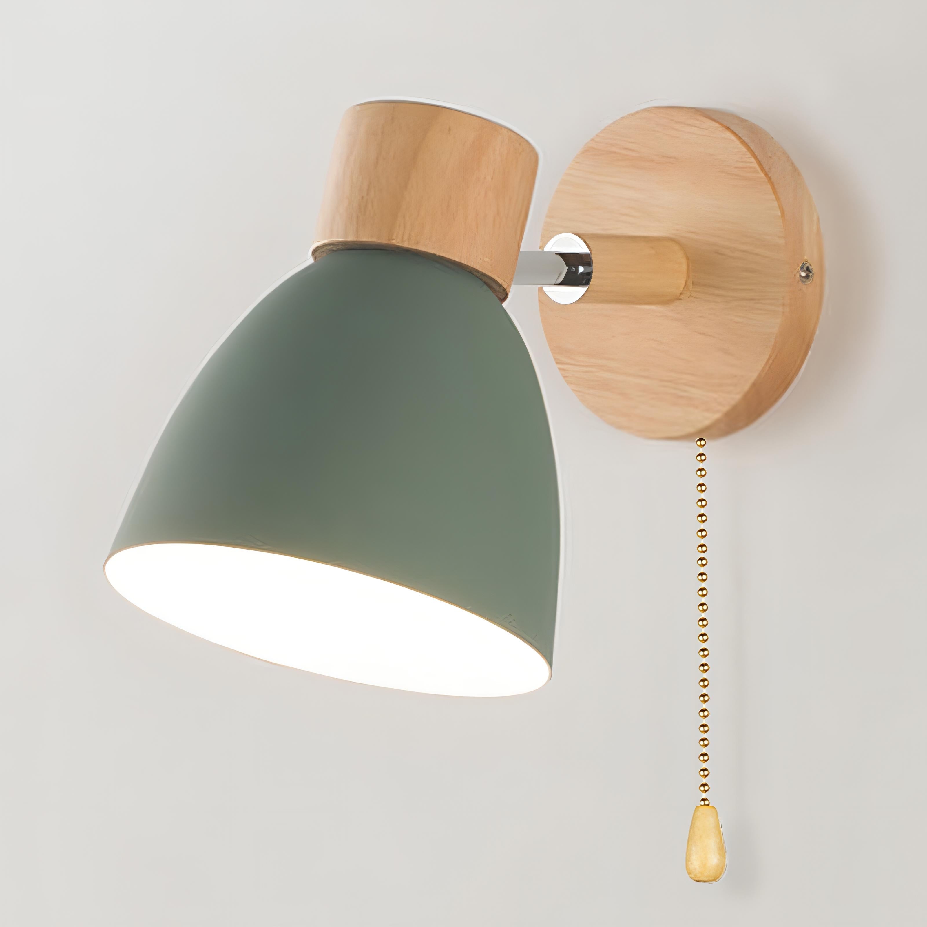 Junips | Nordic-modern hanging switch wall lamp made of wood