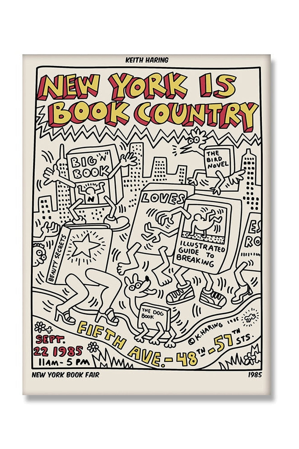 Junips | Keith Haring Inspired Canvas Art