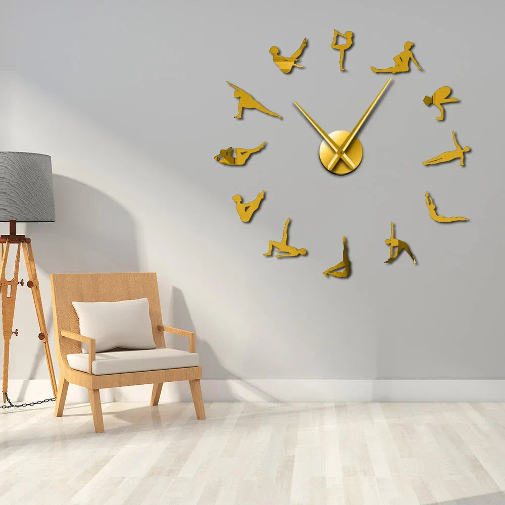 Junips | Pilates Poses DIY Wall Clock