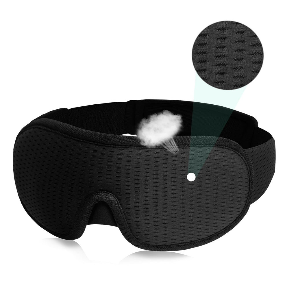 Junips | 3D Sleep Mask | Light Blocking and Soft Padded