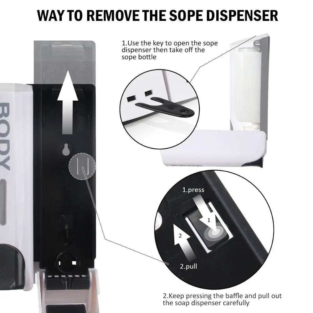 Junips | Wall-mounted shower dispenser