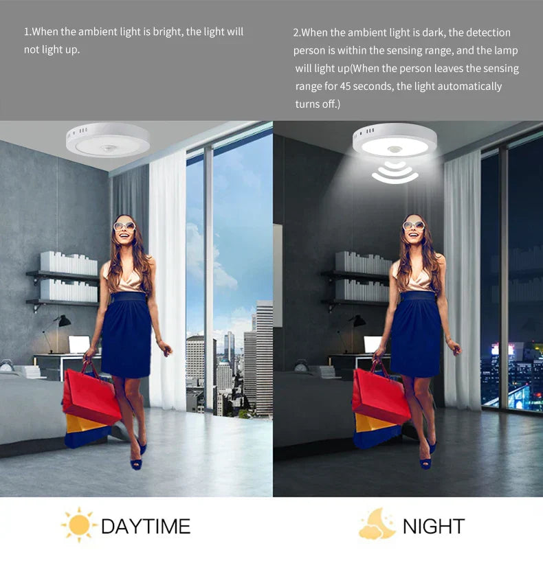 Junips | Motion Sensor LED Ceiling Lights – Smart Lighting for Your Home