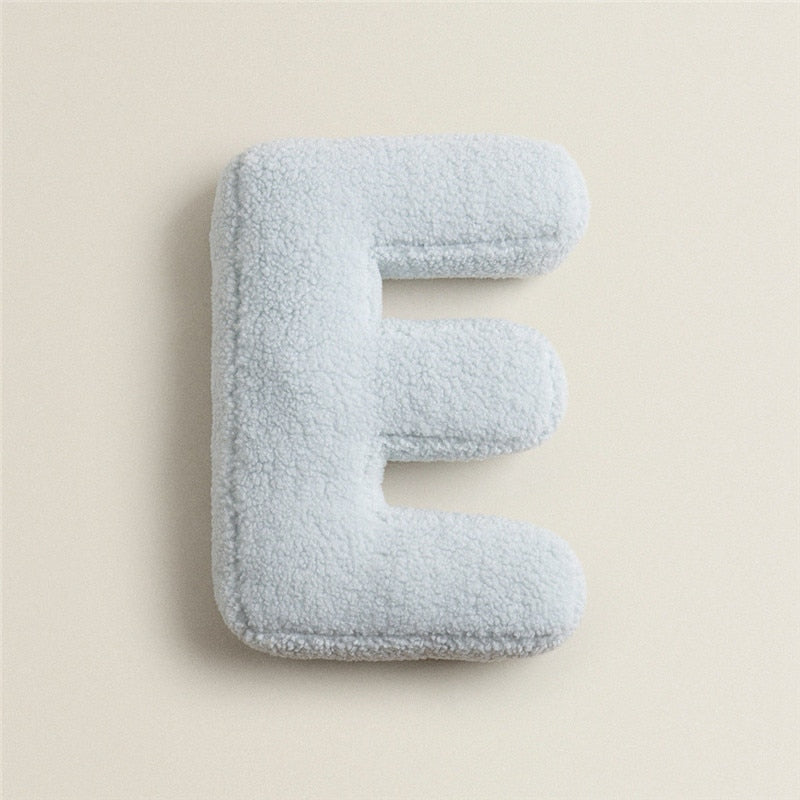 Junips | Alphabet Letter Fleece Pillow