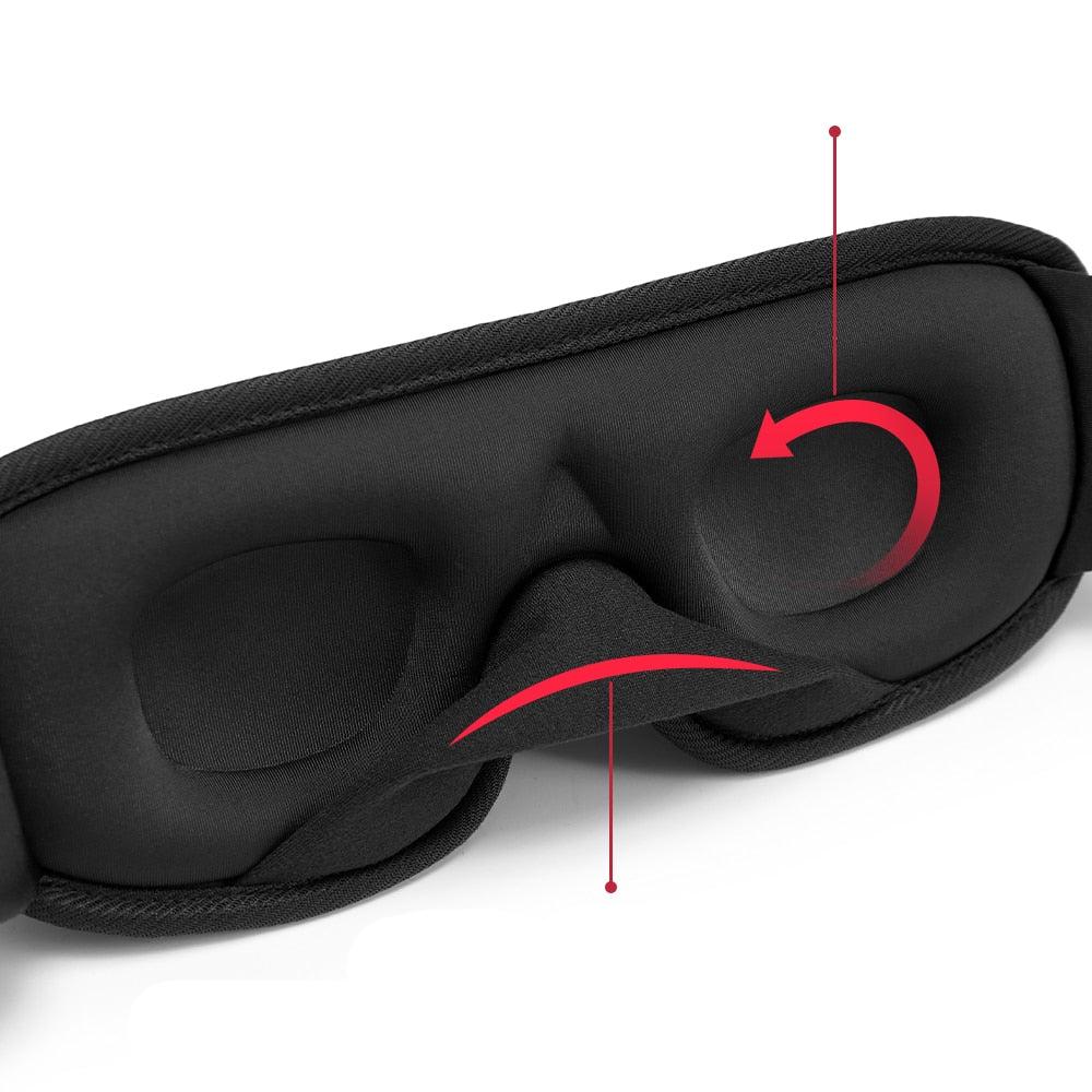 Junips | 3D Sleep Mask | Light Blocking and Soft Padded
