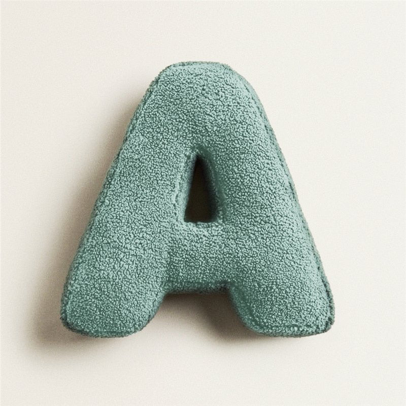 Junips | PlushLetter Pillow - Soft Letter Pillow for Bedroom and Children's Room