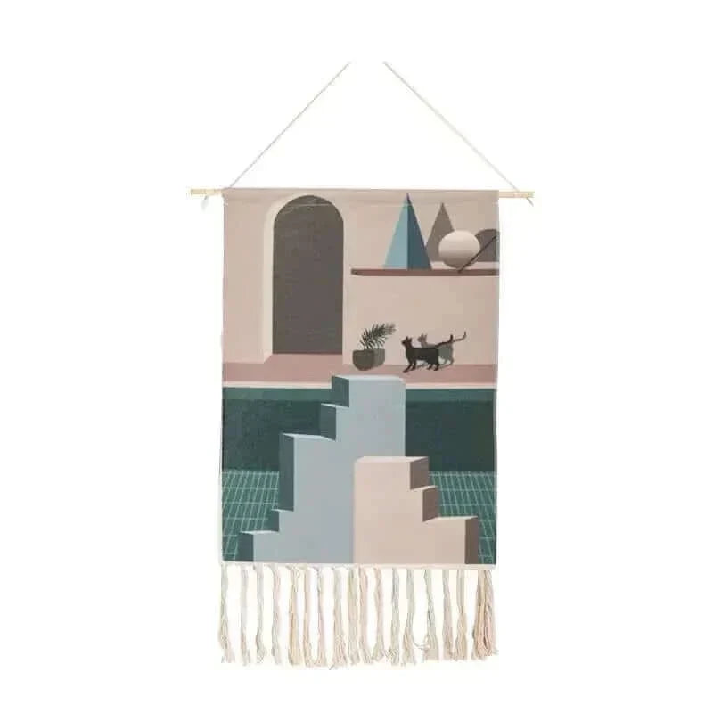 Junips | Macrame Hanging Cotton Rug