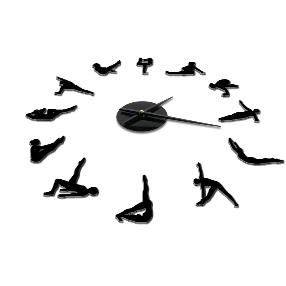 Junips | Pilates Poses DIY Wall Clock