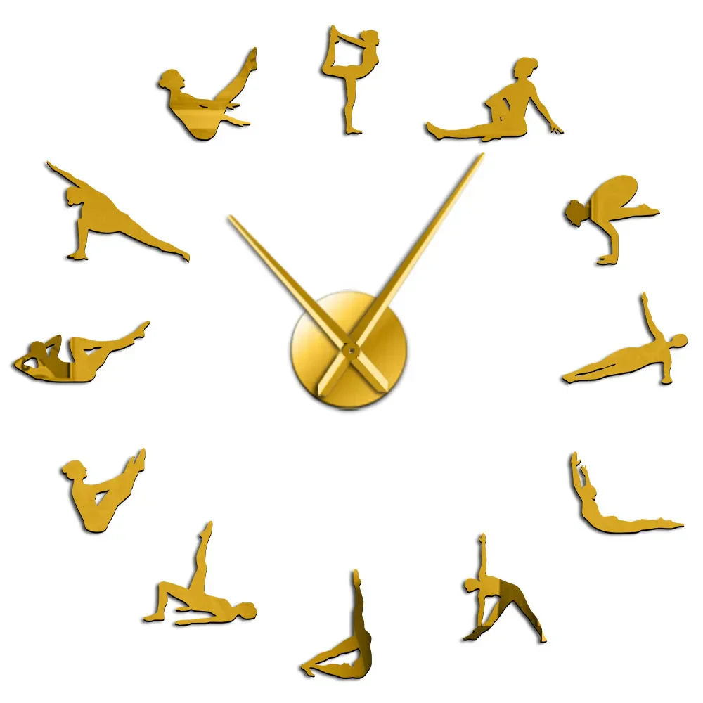 Junips | Pilates Poses DIY Wall Clock
