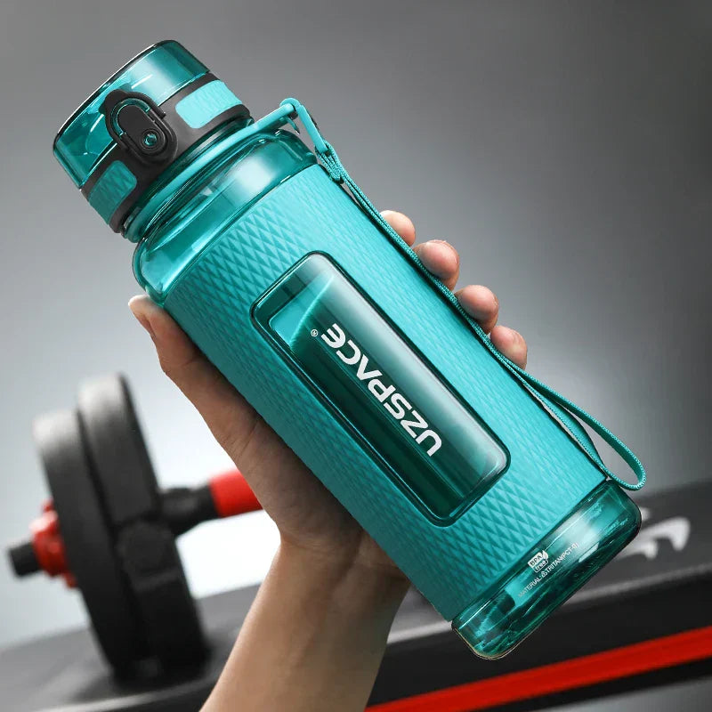 Junips | UZSPACE Sport Water Bottles, BPA-free, portable, impact-resistant, leak-proof, large capacity, fitness water kettle, Tritan plastic drinking bottle