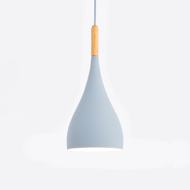 Junips | Talon - Modern Drop-Shaped Wooden Pendant Light Scandinavian Ceiling Light