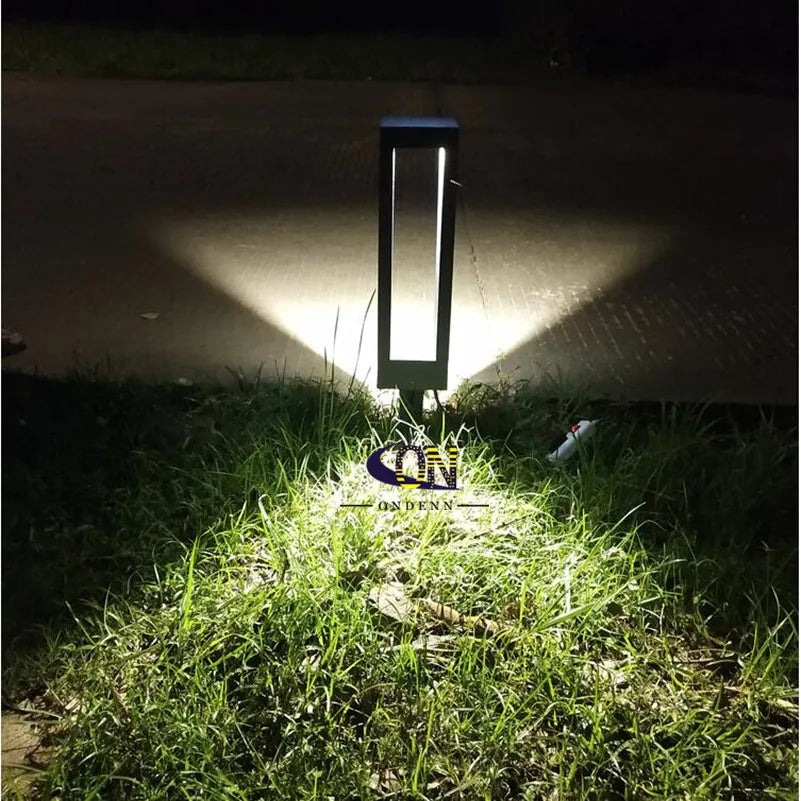 Junips | 15W LED garden light: aluminum post lamp for outdoor courtyard, villa landscape lighting