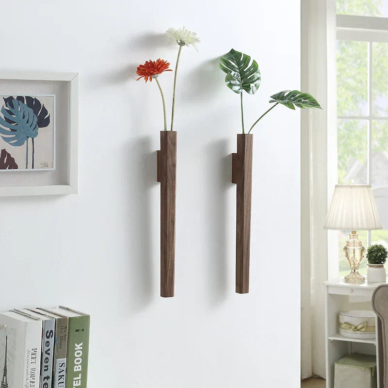 Junips | Handcrafted Solid Wood Wall Vase