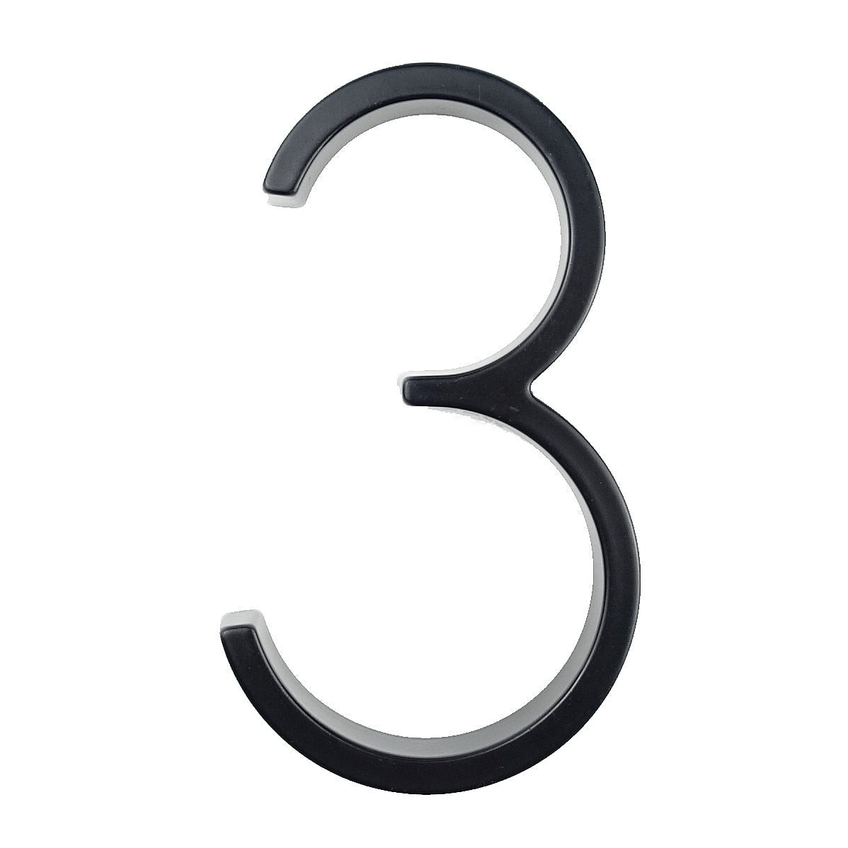 Junips | Large modern metal house number address accessory