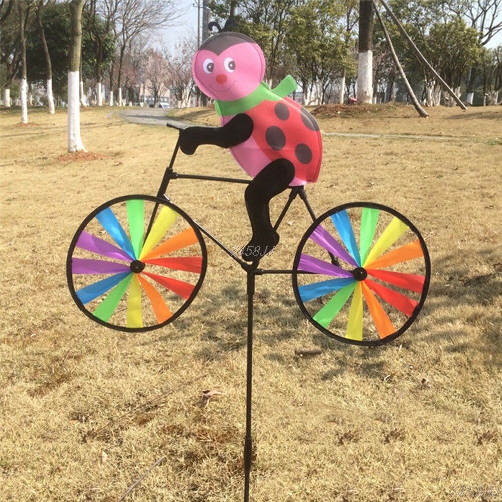 Junips | Animal Bicycle Wind Spinner: Outdoor Decoration