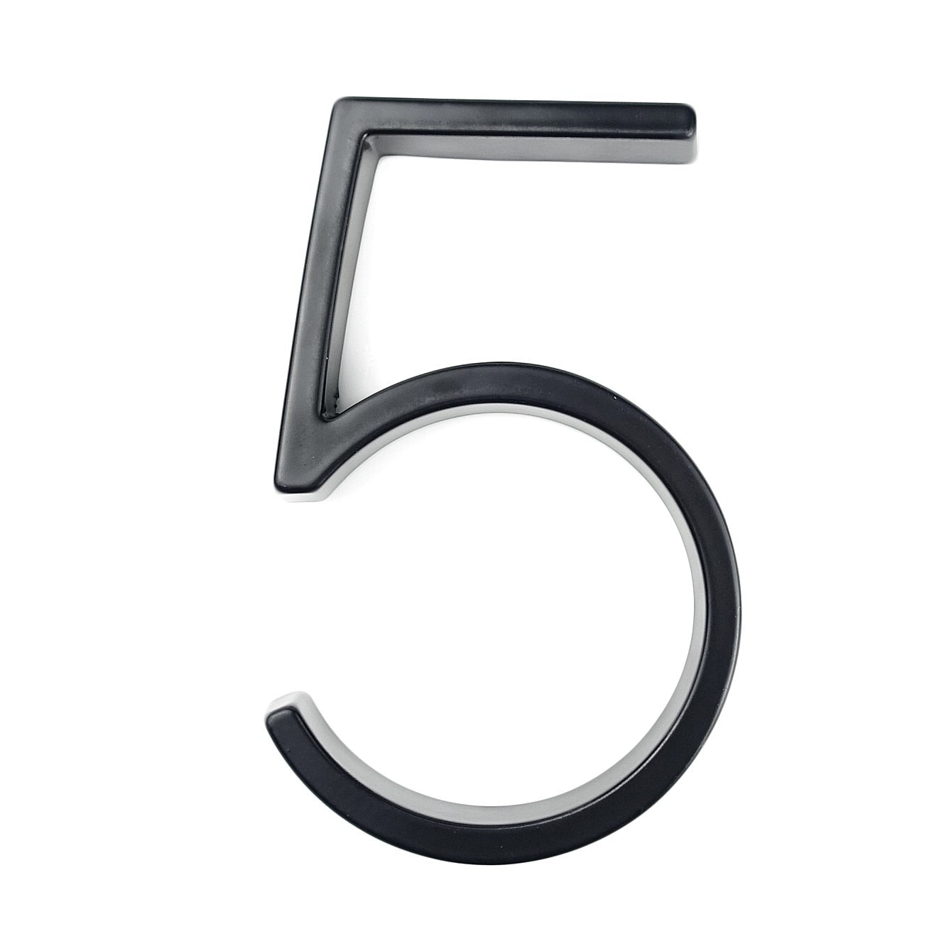 Junips | Large modern metal house number address accessory