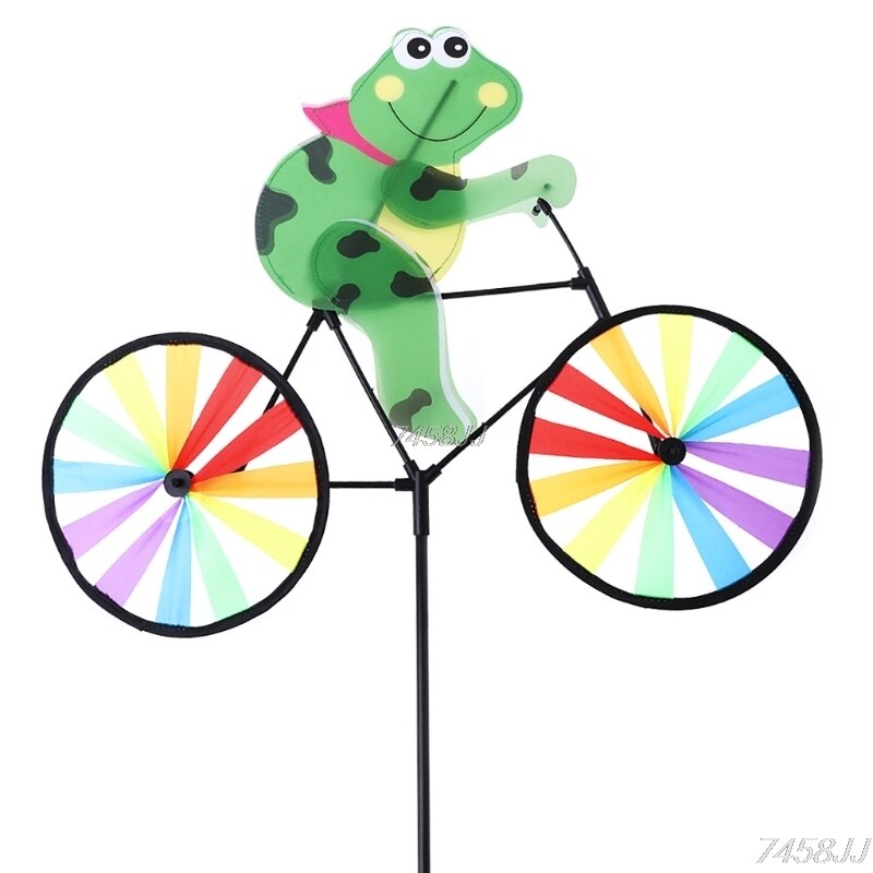 Junips | Animal Bicycle Wind Spinner: Outdoor Decoration