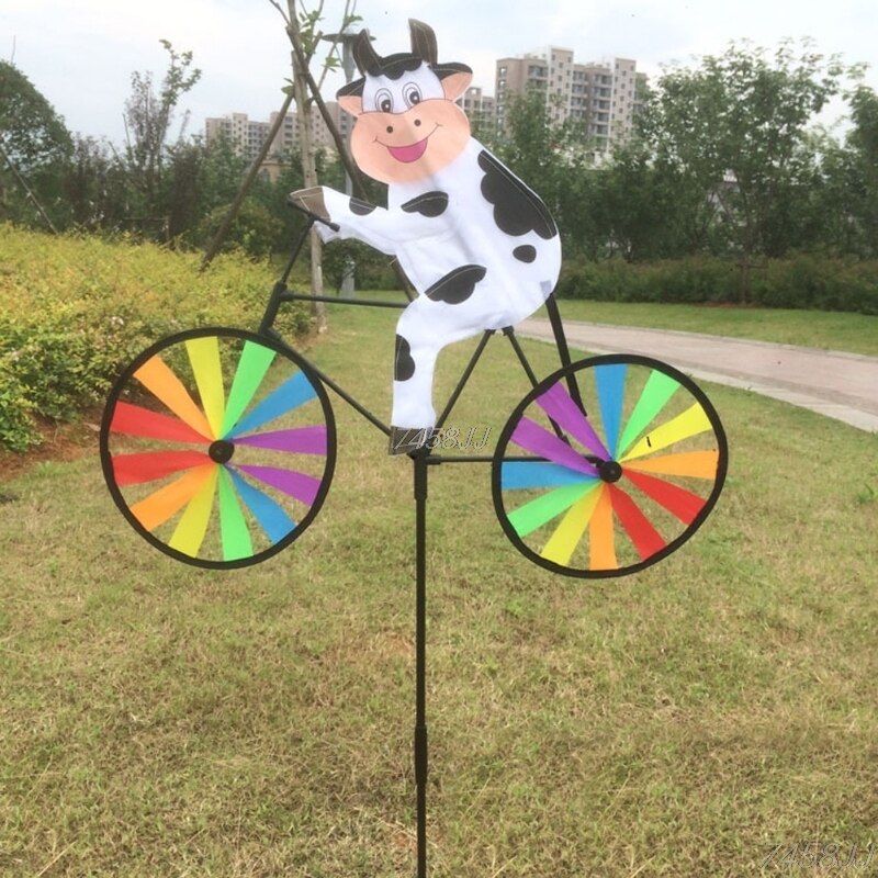 Junips | Animal Bicycle Wind Spinner: Outdoor Decoration