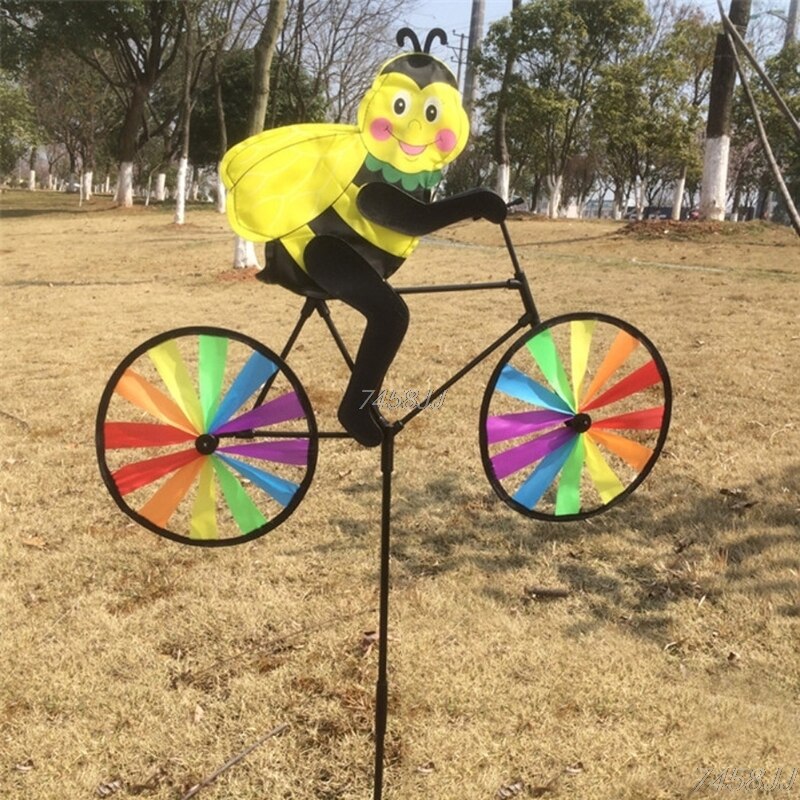 Junips | Animal Bicycle Wind Spinner: Outdoor Decoration