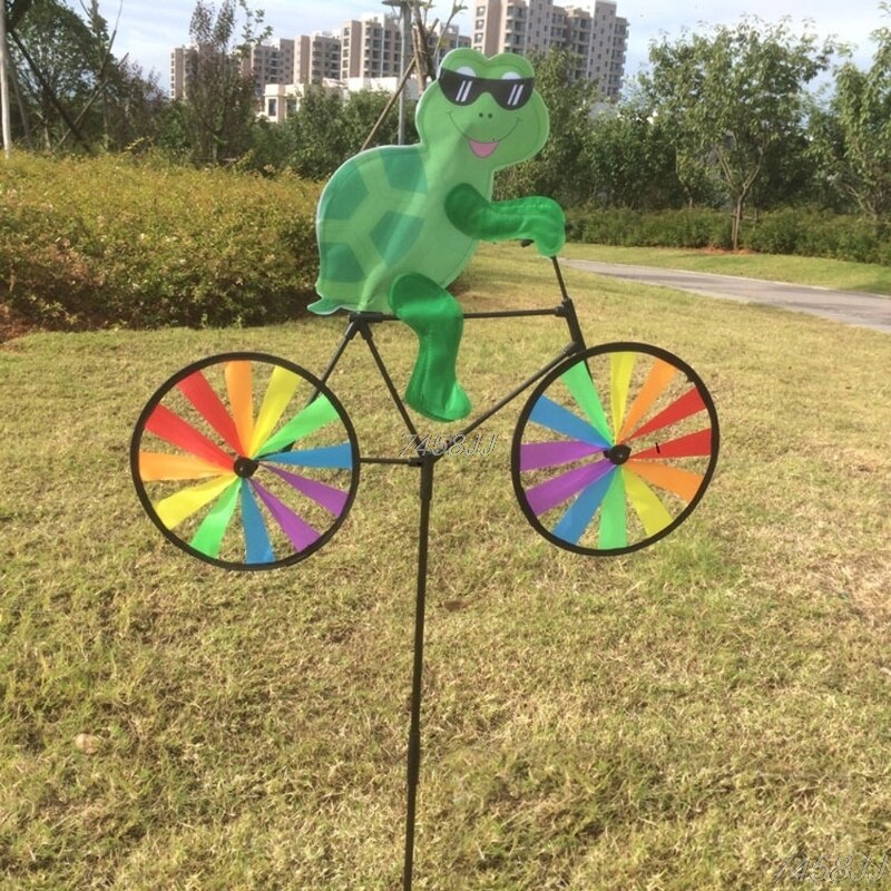 Junips | Animal Bicycle Wind Spinner: Outdoor Decoration