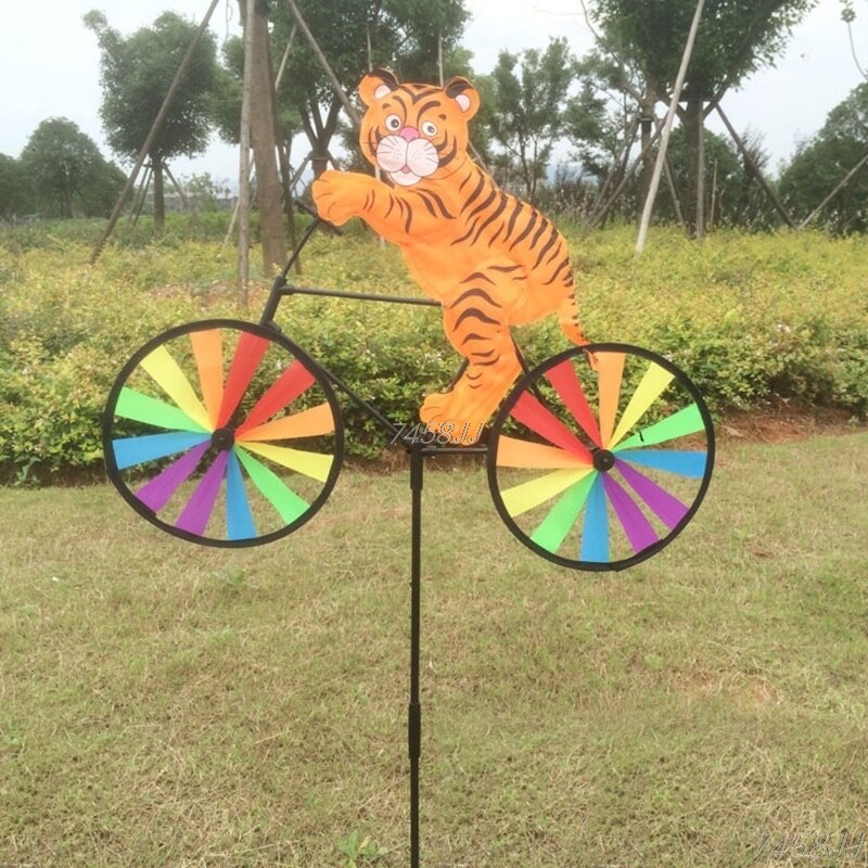 Junips | Animal Bicycle Wind Spinner: Outdoor Decoration