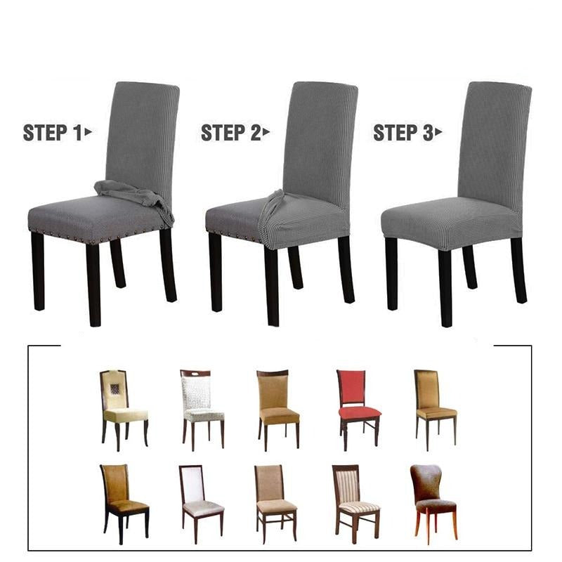 Junips | Chair Covers - Coverly - Stretchable - Elegant (2 pieces)