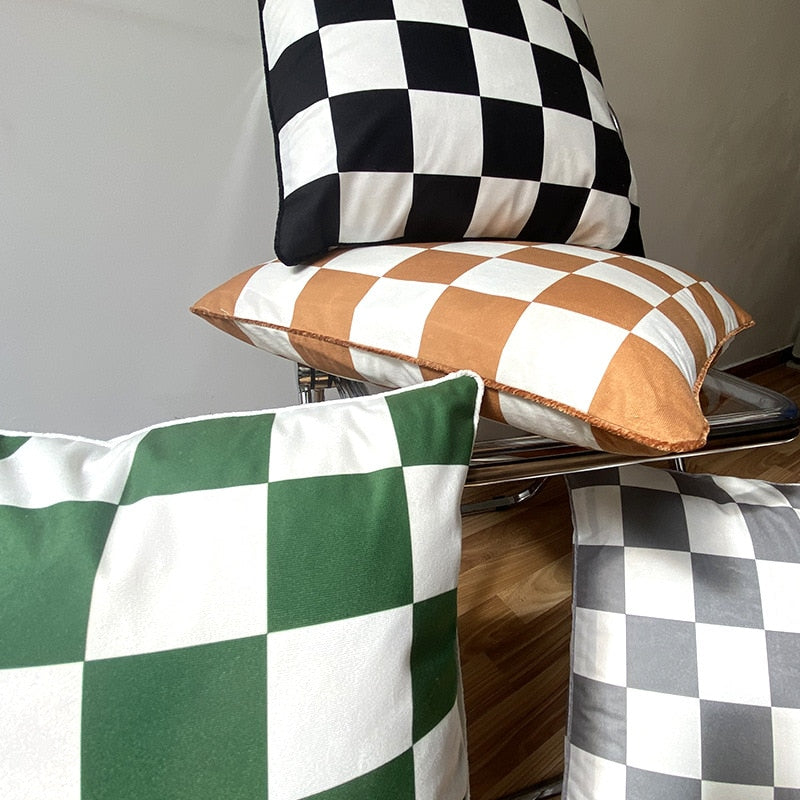 Junips | Mattes Checkerboard Pillowcase