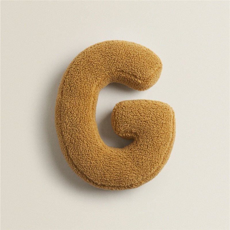 Junips | PlushLetter Pillow - Soft Letter Pillow for Bedroom and Children's Room